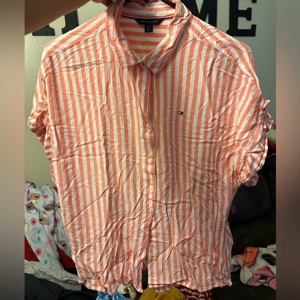 TOMMY HILFIGER Coral stripe